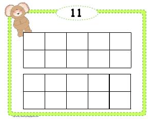 Preview image for worksheet with title Blank Double Frames 11 - 20