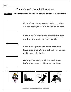 Preview image for worksheet with title Carla Crow’s Ballet Obsession