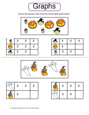 Preview image for worksheet with title Graphs