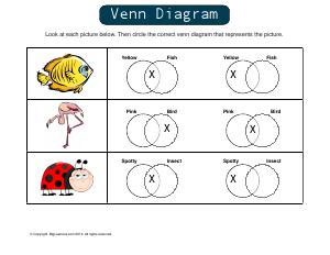 Preview image for worksheet with title Venn Diagram