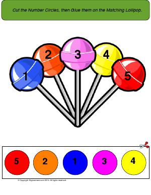 Preview image for worksheet with title Lollipop Numbers