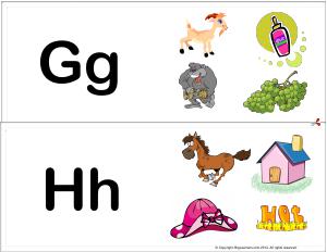 Preview image for worksheet with title ABC Flashcards