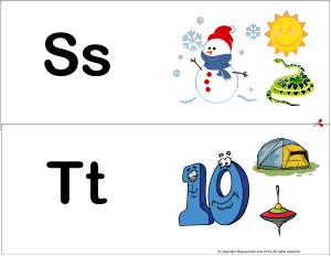 Preview image for worksheet with title ABC Flashcards