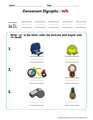 digraphs first grade english worksheets biglearners