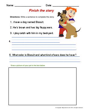 Preview image for worksheet with title Biscuit