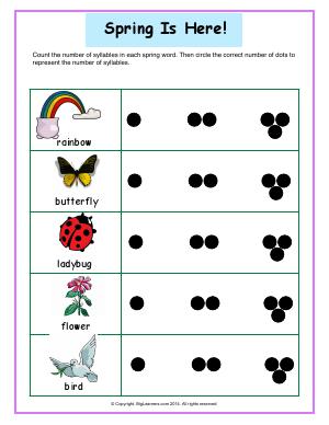 Preschool and Kindergarten | Free English Worksheets | Biglearners