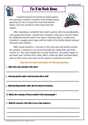 Recall and Retell Facts | Second Grade English Worksheets | Biglearners