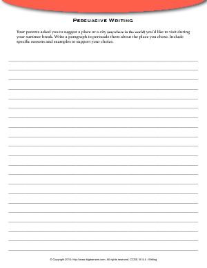 worksheets for 4th grade writing