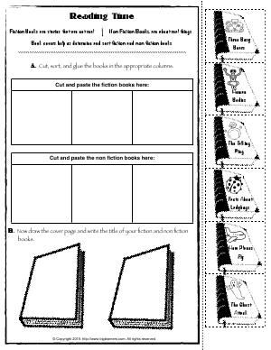 Preview image for worksheet with title Reading Time
