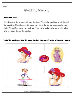 Preview image for worksheet with title Getting Ready