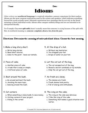 third grade free english worksheets biglearners