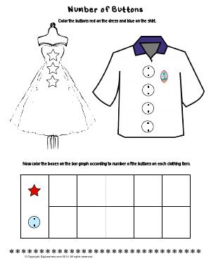 Preview image for worksheet with title Number of Buttons