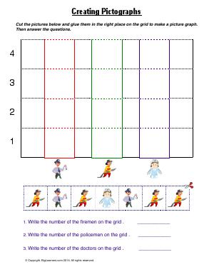 Preview image for worksheet with title Creating Pictographs