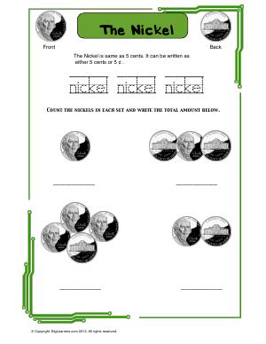Preview image for worksheet with title The Nickel