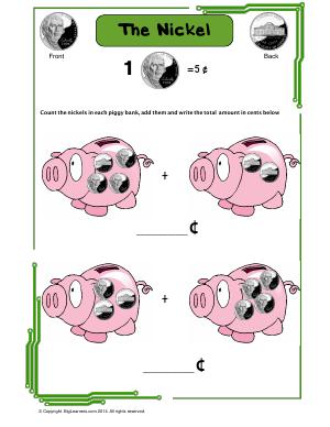 Preview image for worksheet with title The Nickel